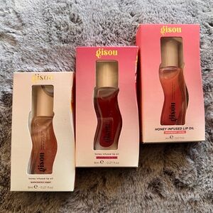 GISOU Honey Infused Lip Oil —NIP Watermelon Sugar/Strawberry Sorbet/Raspberry